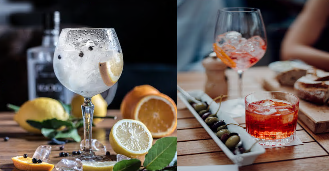 Chaque cocktail à son propre verre de dégustation