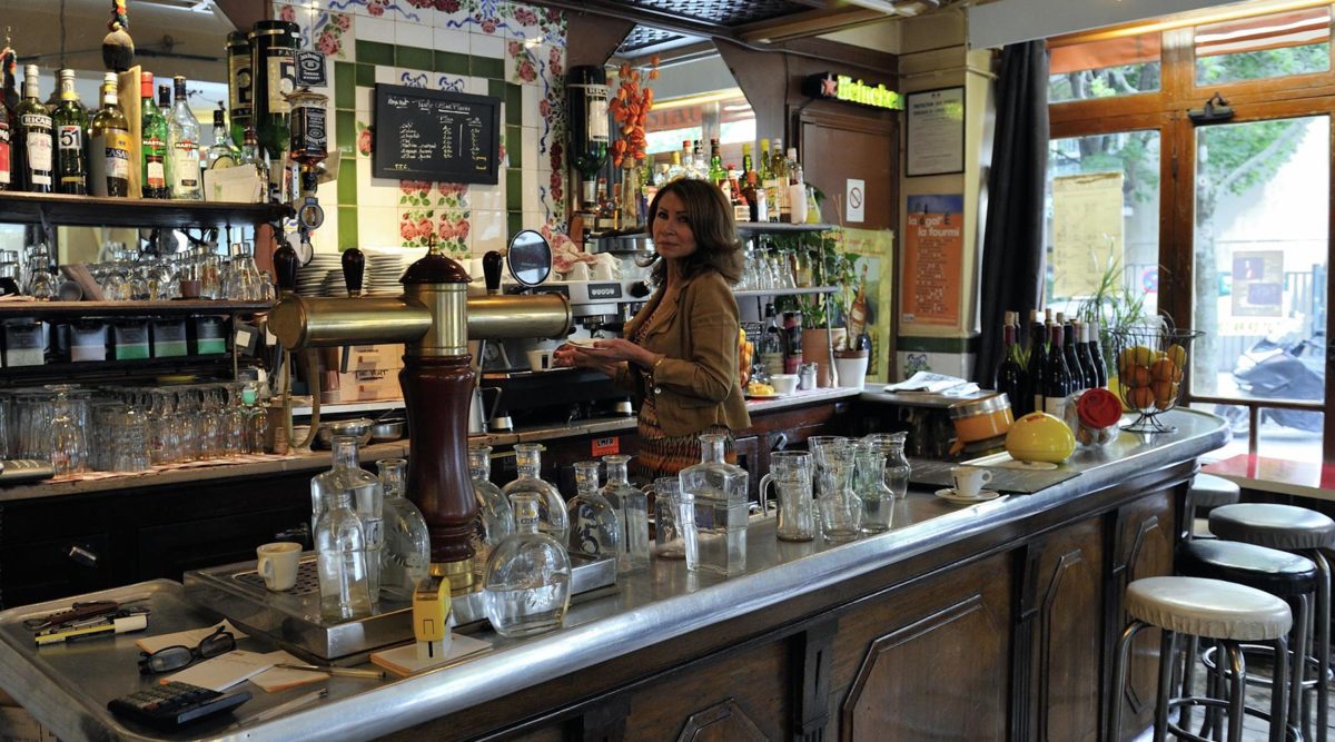 Comptoir du Bar Fleuri, un beau bistrot à la Française