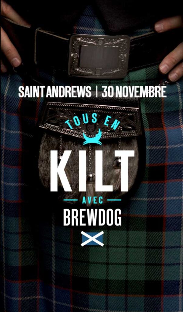 Saint Andrew's day Brewdog Evenement pour animer votre bar