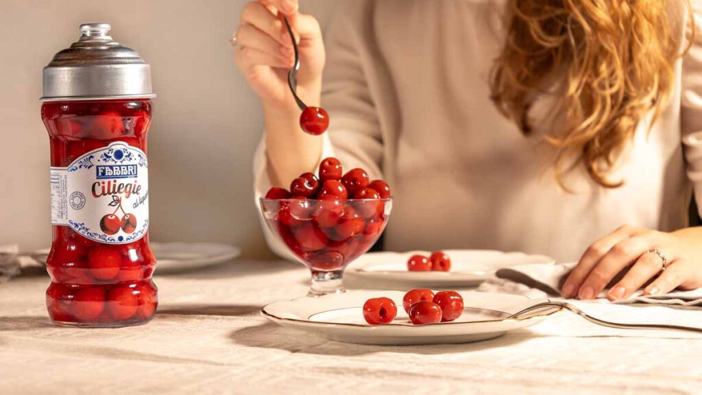 Les cerises à l'eau de vie de Fabbri