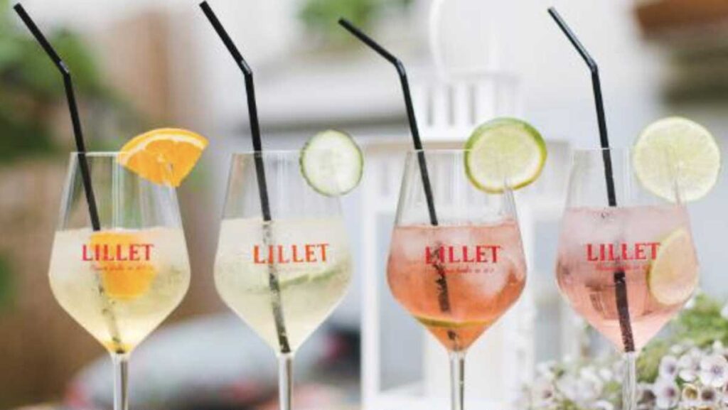 Alternative Spritz Lillet de differente couleurs