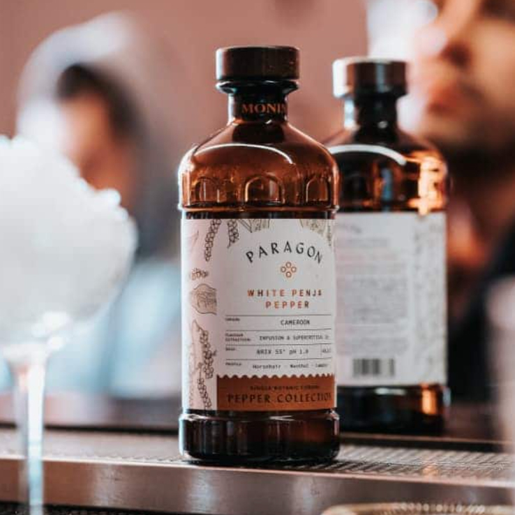 Bouteille de Monin Cordial Paragon Pepper White Penja pour vous Cocktails