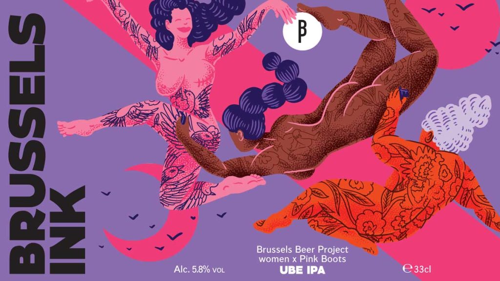 Etiquette de la bière BBP Brussels Ink