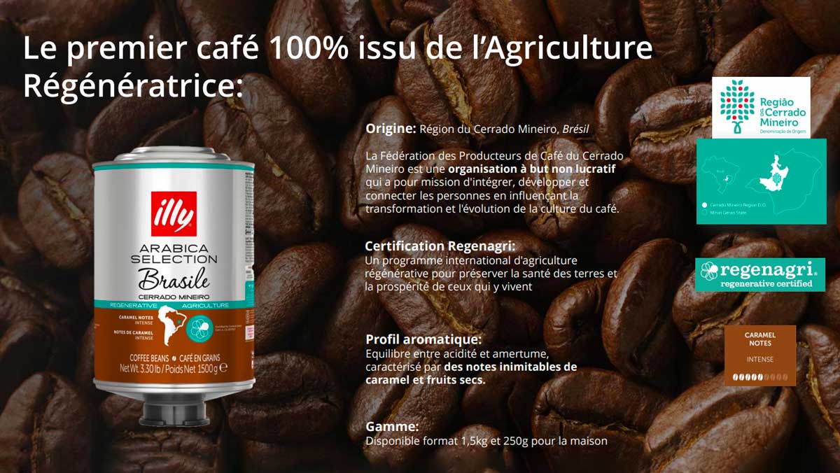 Milliet pour le CHR illy Brasile Cerrado Mineiro : le premier café illy 100 % issu de l’Agriculture Régénérative