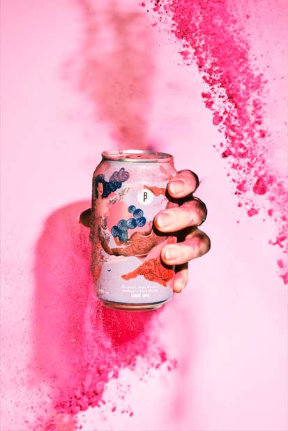 Une IPA violette imaginée et brassée par les femmes de la brasserie BBP en canette ou en fut