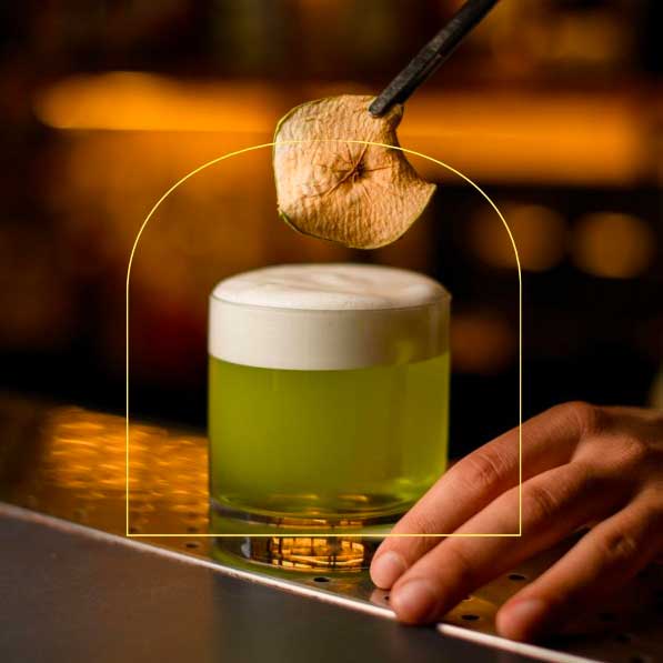 Cocktail vert de Monin