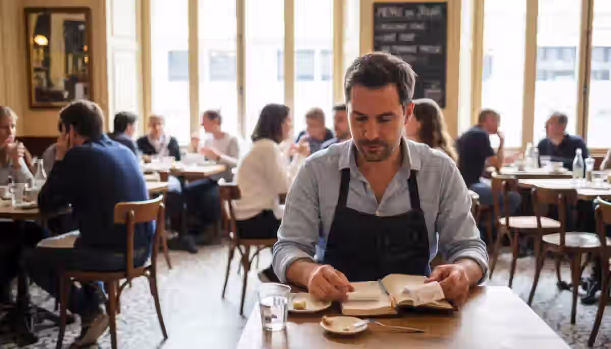 Un restaurateur passe en revue le profil de sa clientèle et évalue la pertinence de sa carte des boissons.