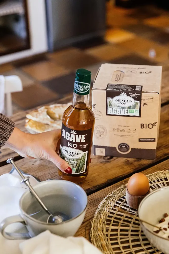 Cubi de Sirop d'agave BIO de la Maison Meneau 3L pour les dessert des CHR