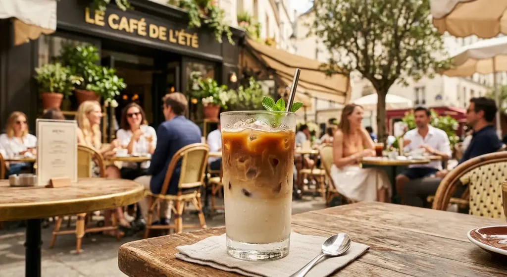 Cold Brew professionnel servi en terrasse dans un établissement CHR