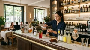 Boissons innovantes pour tutoriel de sélection en restaurant