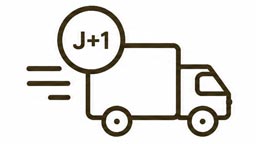 Livraison en J+1 dans Paris pour toute commande passé avant 11h.