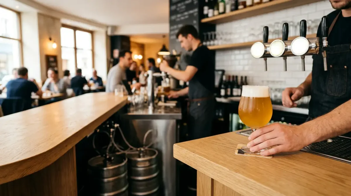 Installation de bière pression dans un établissement CHR